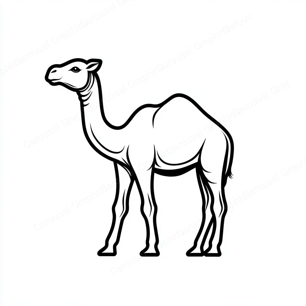 Camel Vector Graphic preview