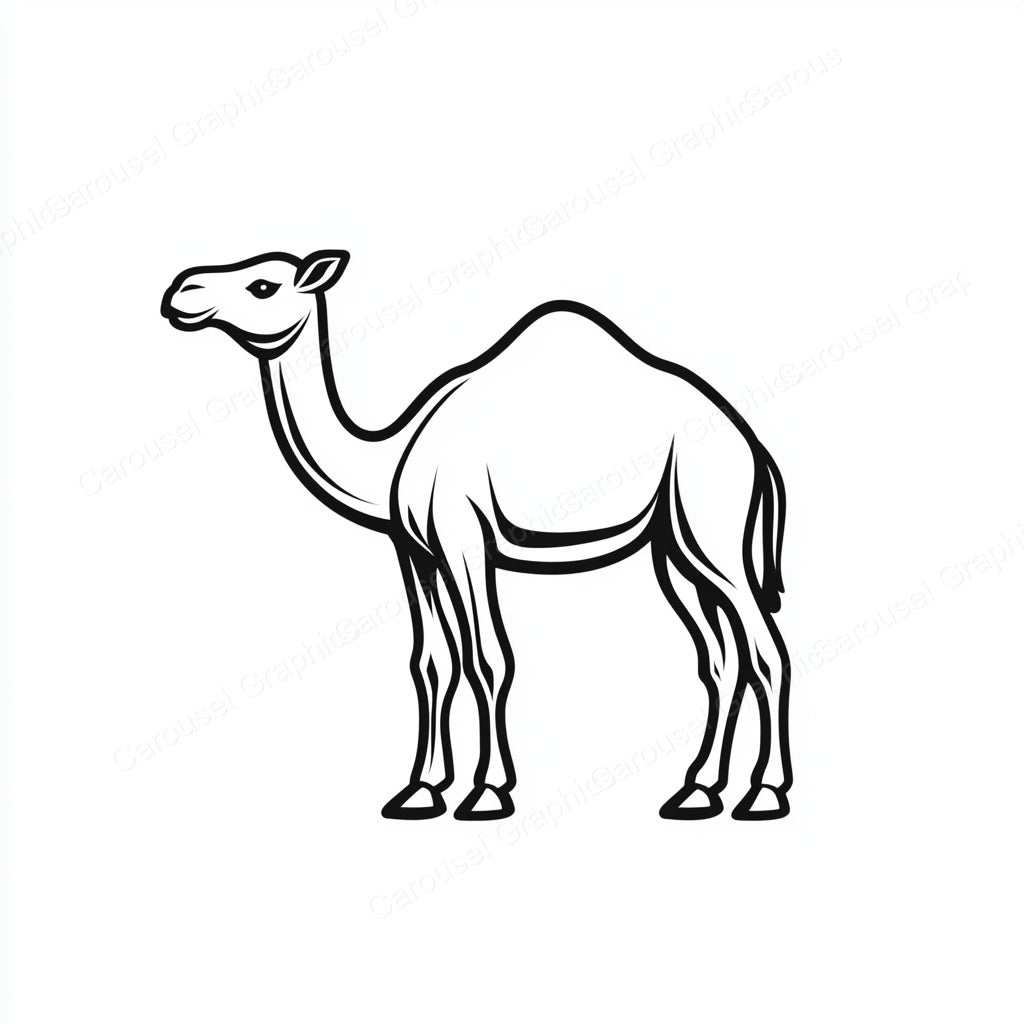 Camel Vector Graphic preview