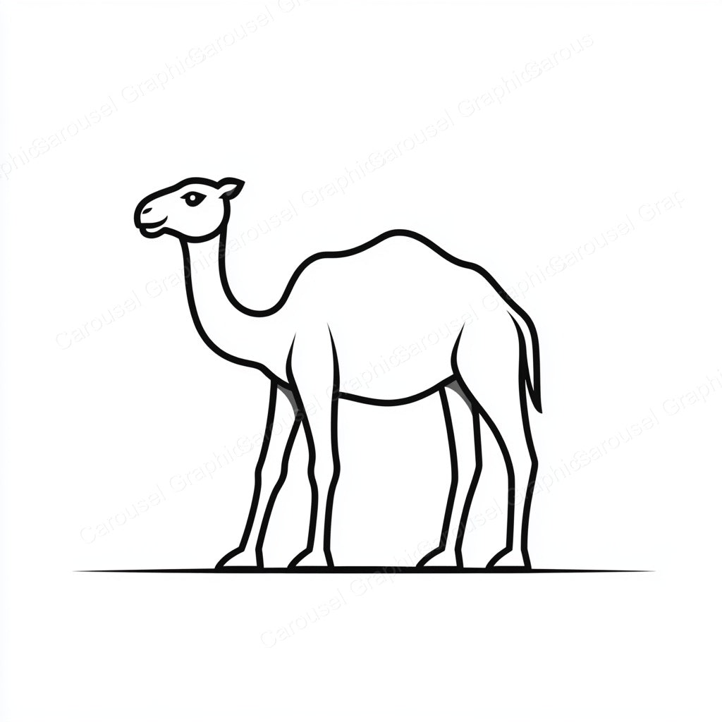 Camel Vector Graphic preview