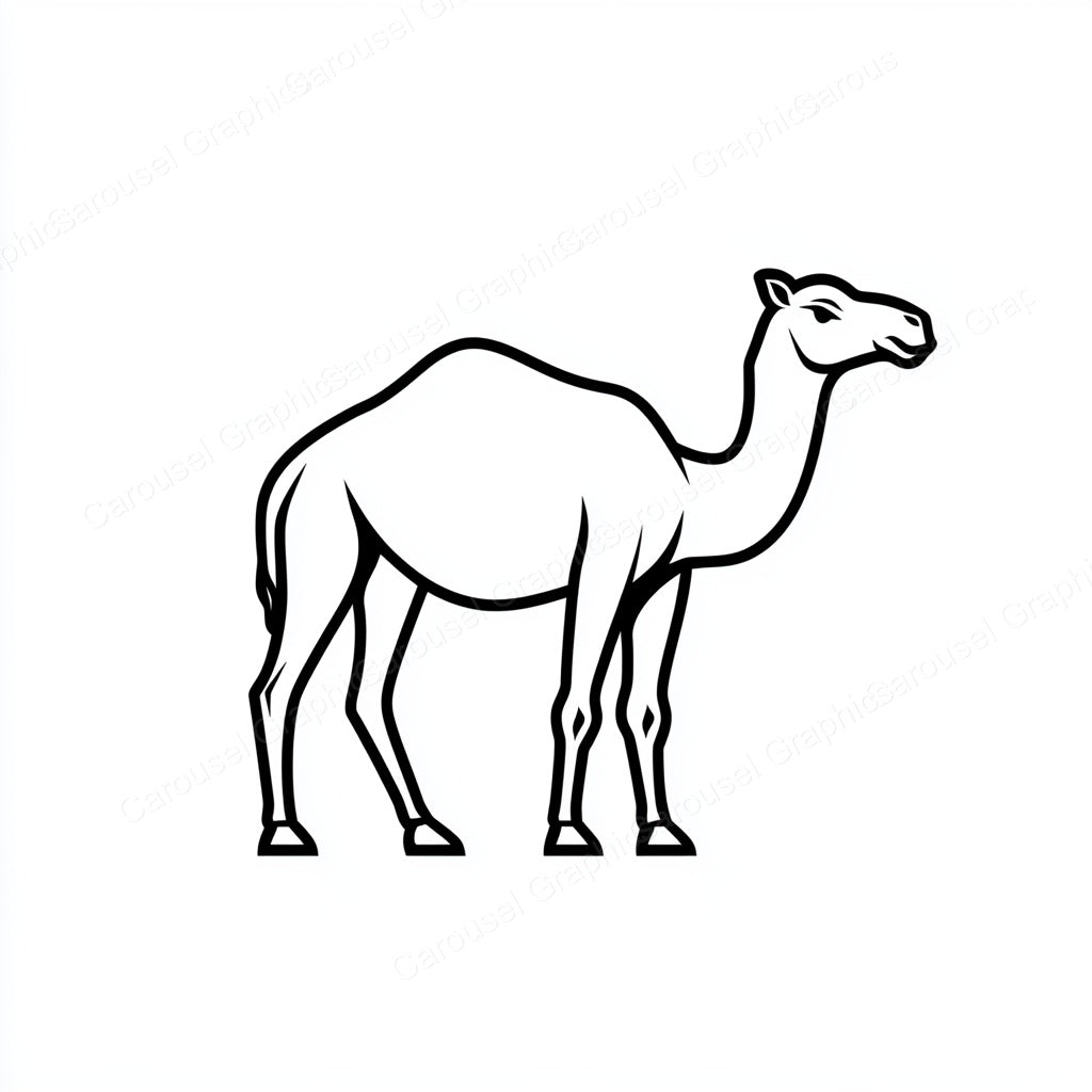 Camel Vector Graphic preview