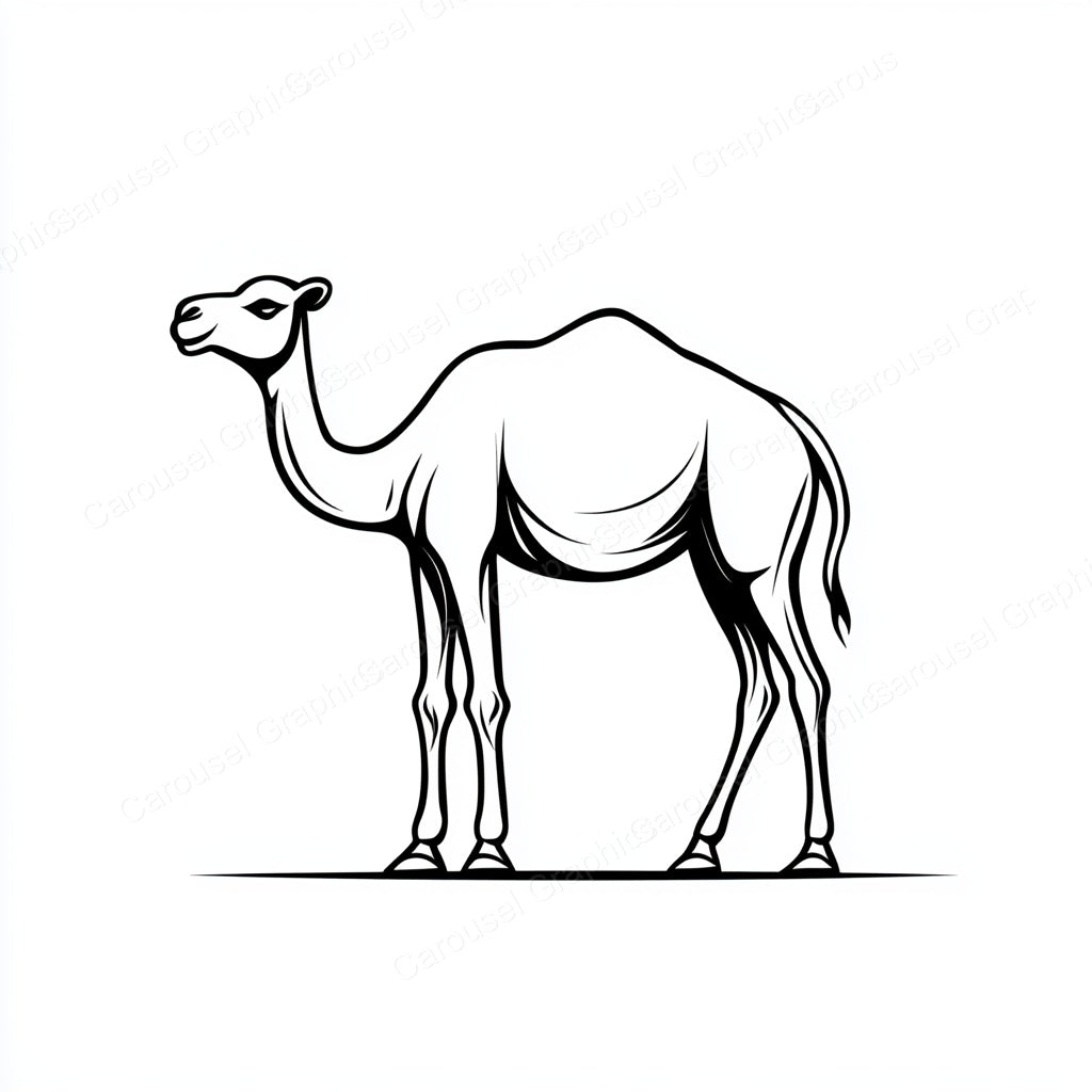 Camel Vector Graphic preview