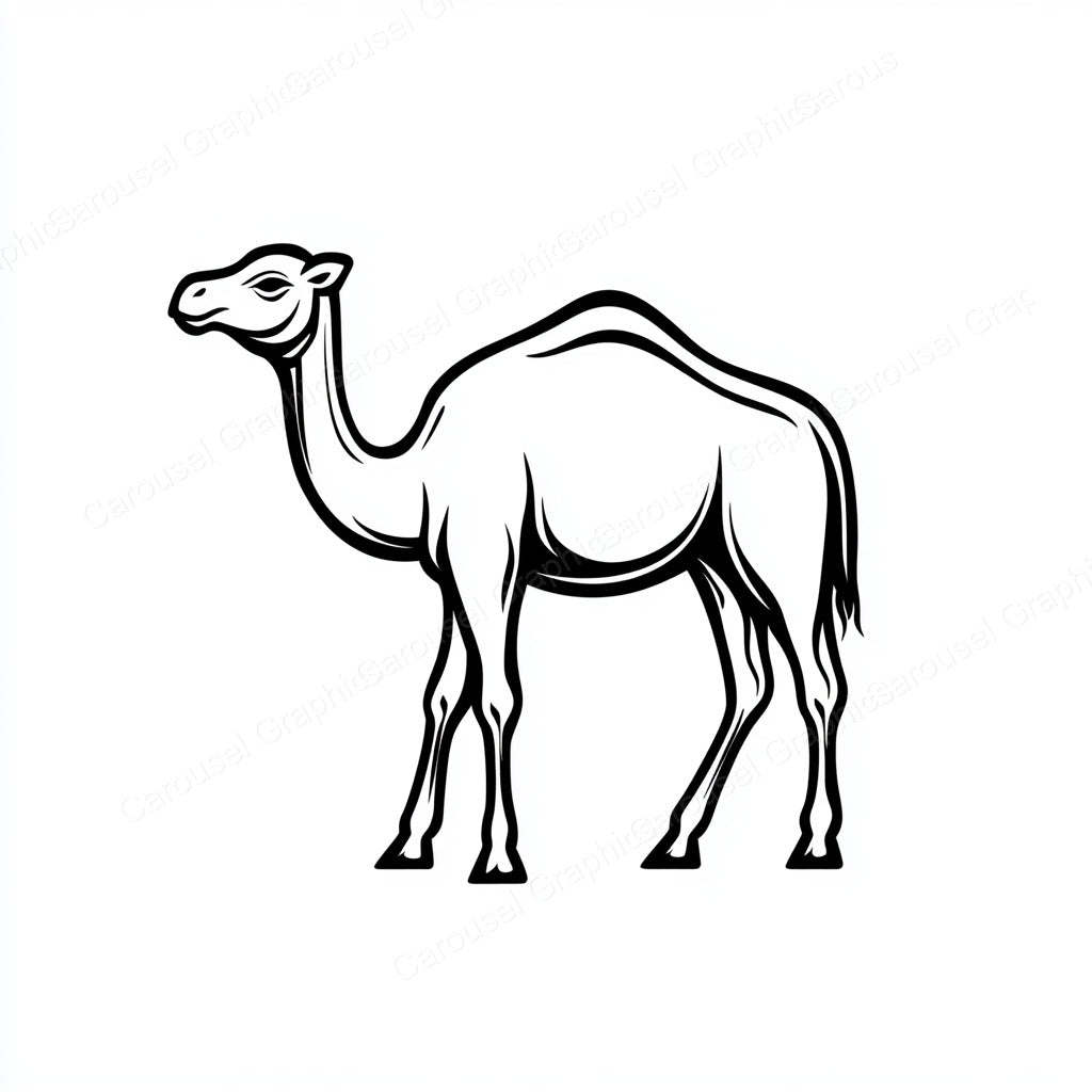 Camel Vector Graphic preview
