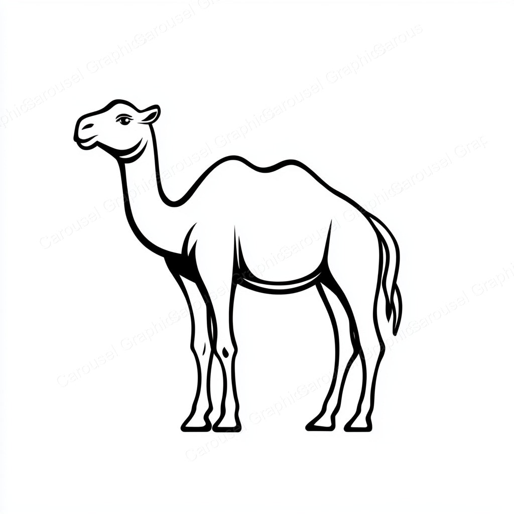 Camel Vector Graphic preview