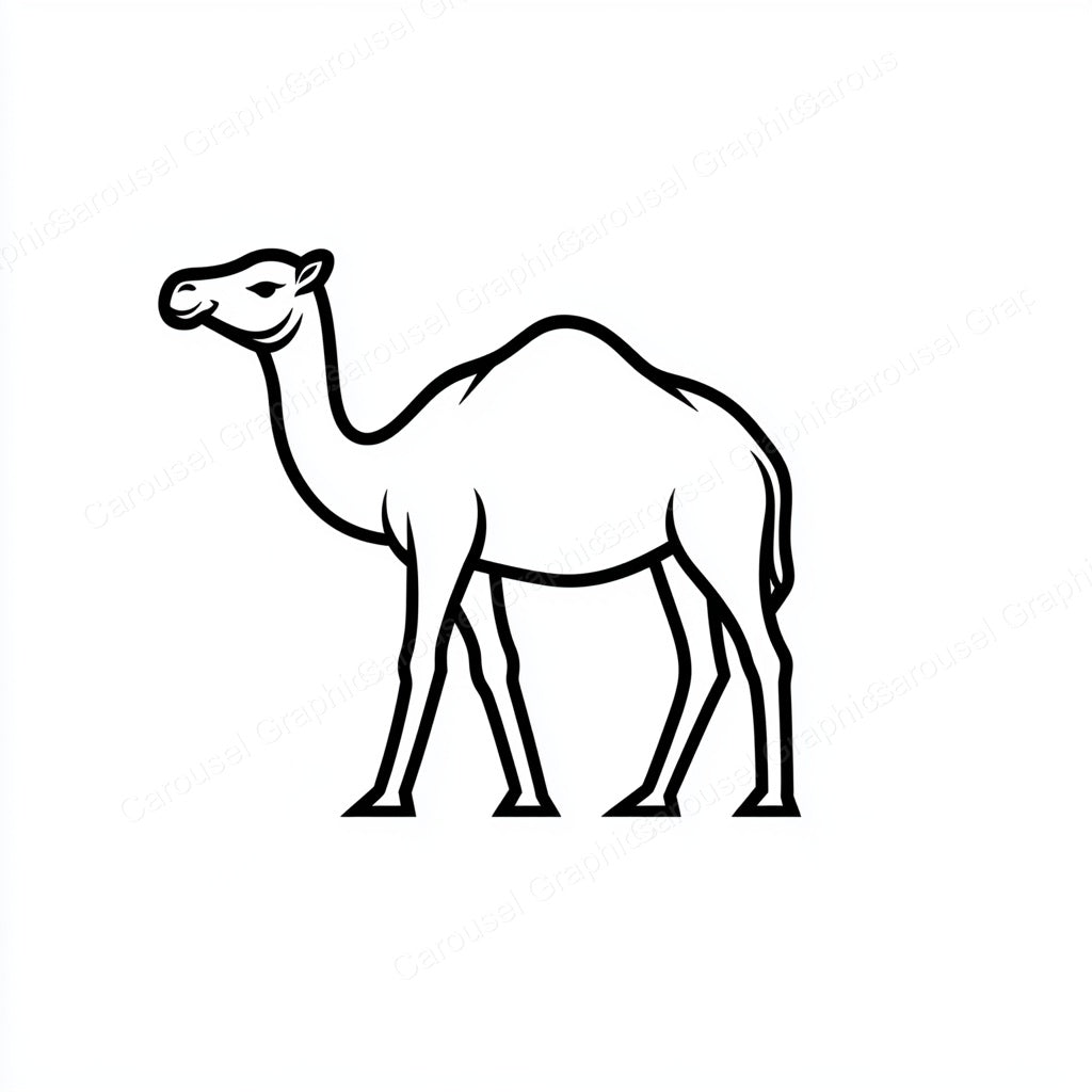 Camel Vector Graphic preview
