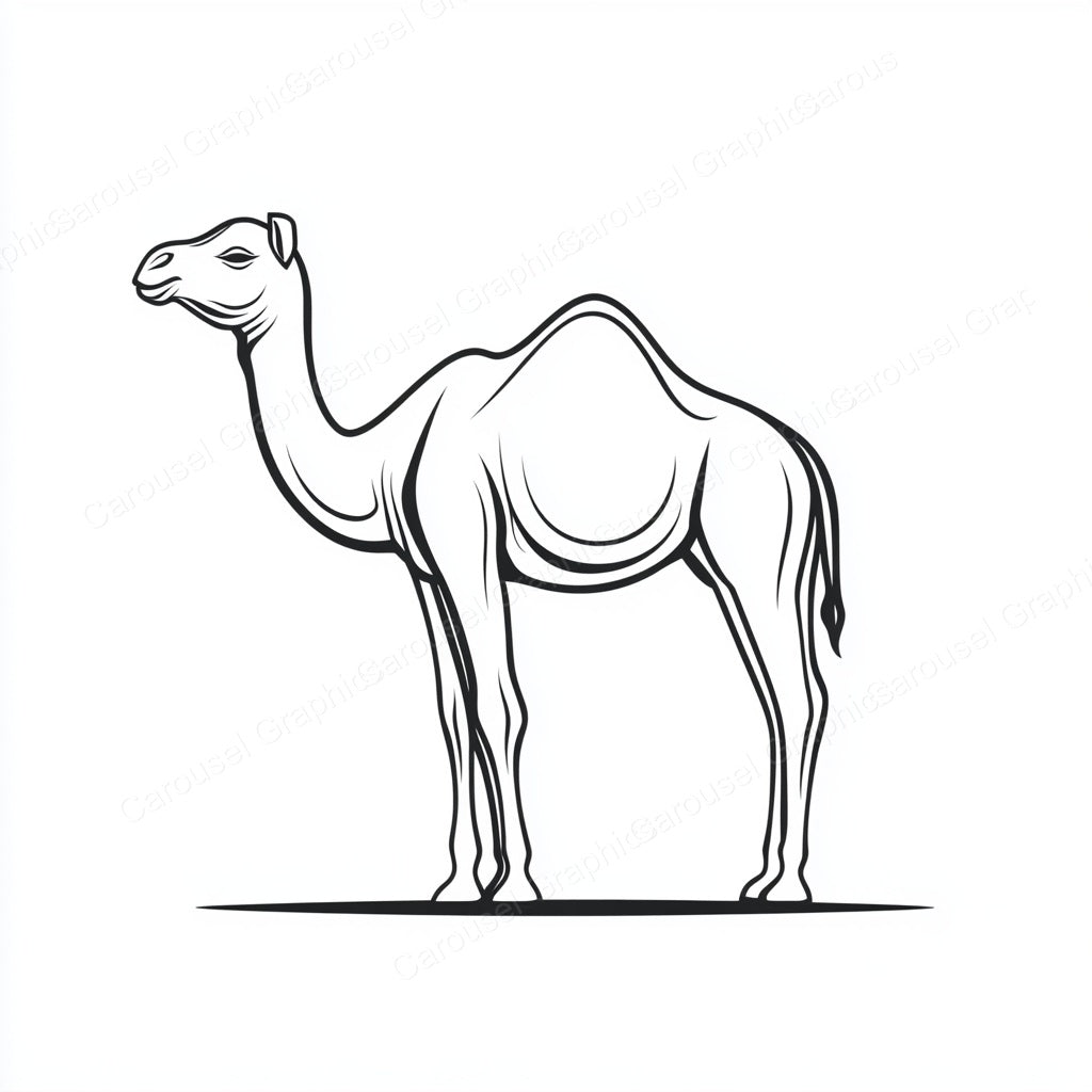 Camel Vector Graphic preview