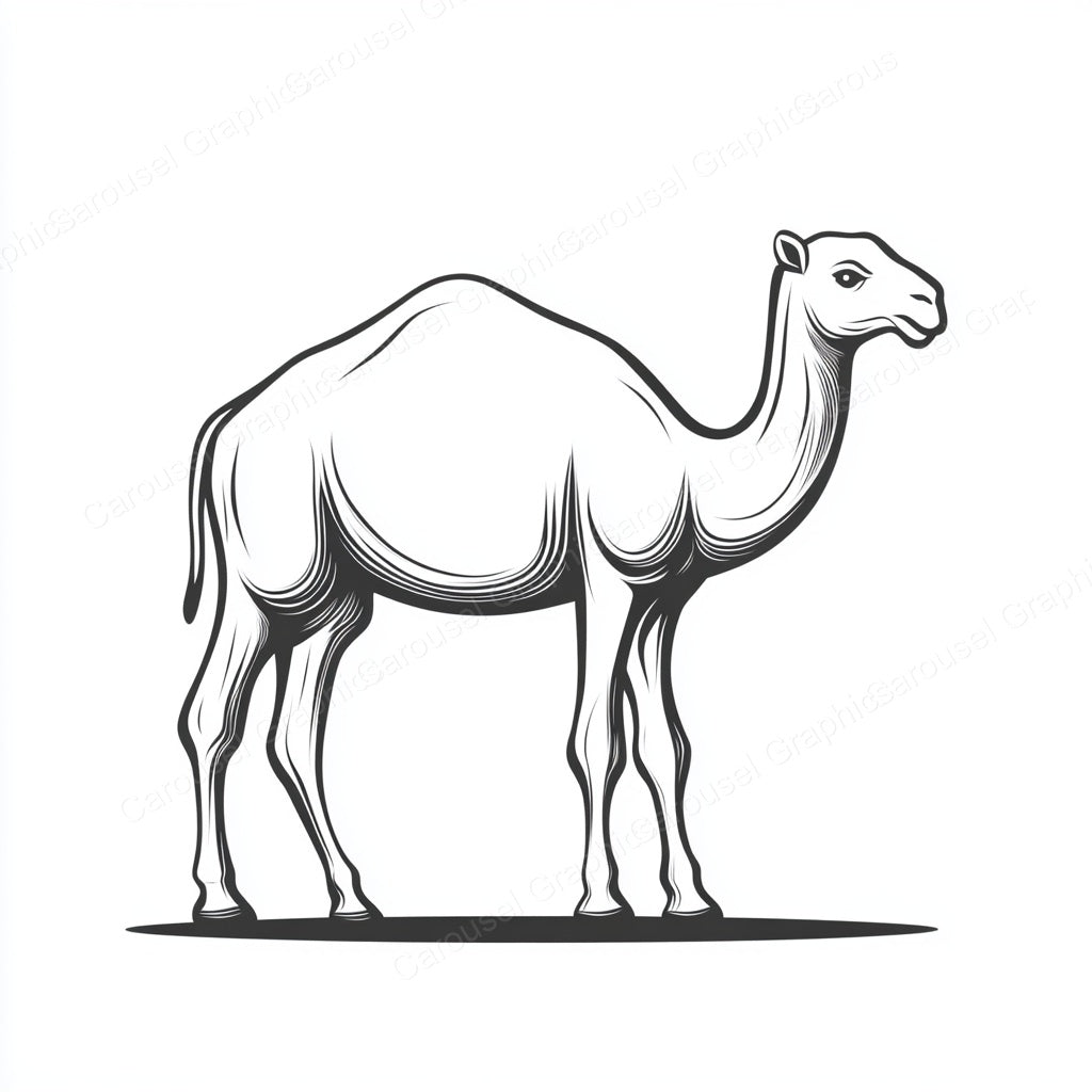 Camel Vector Graphic preview
