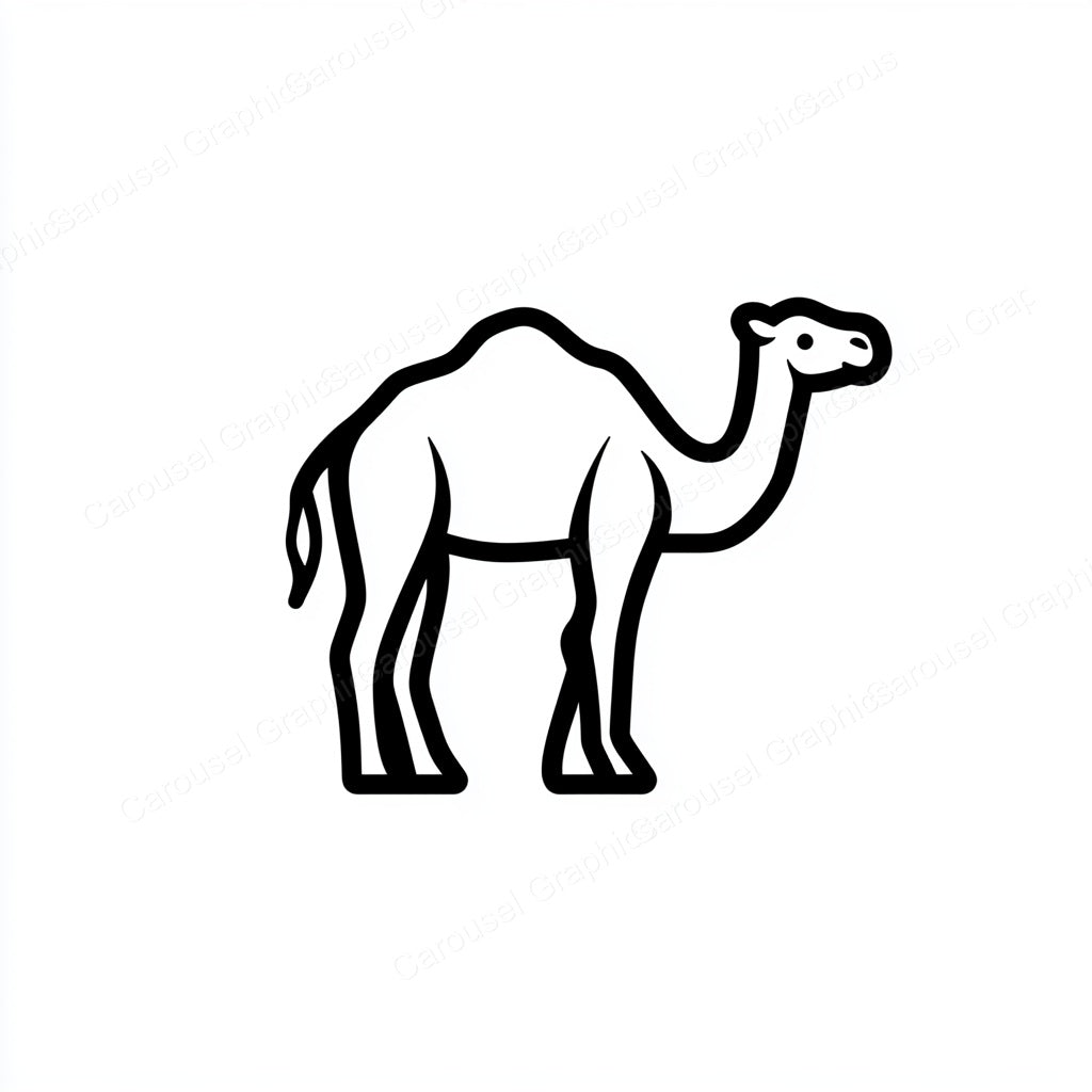 Camel Vector Graphic preview