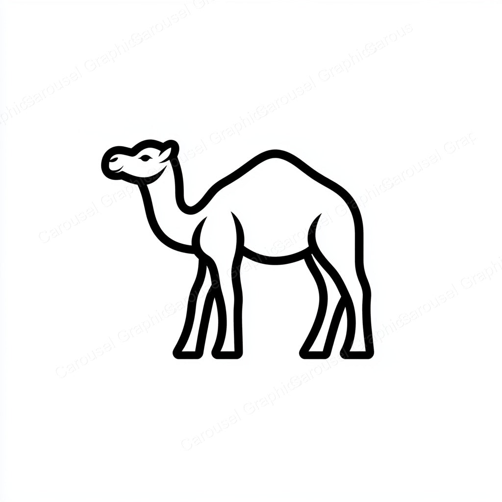 Camel Vector Graphic preview