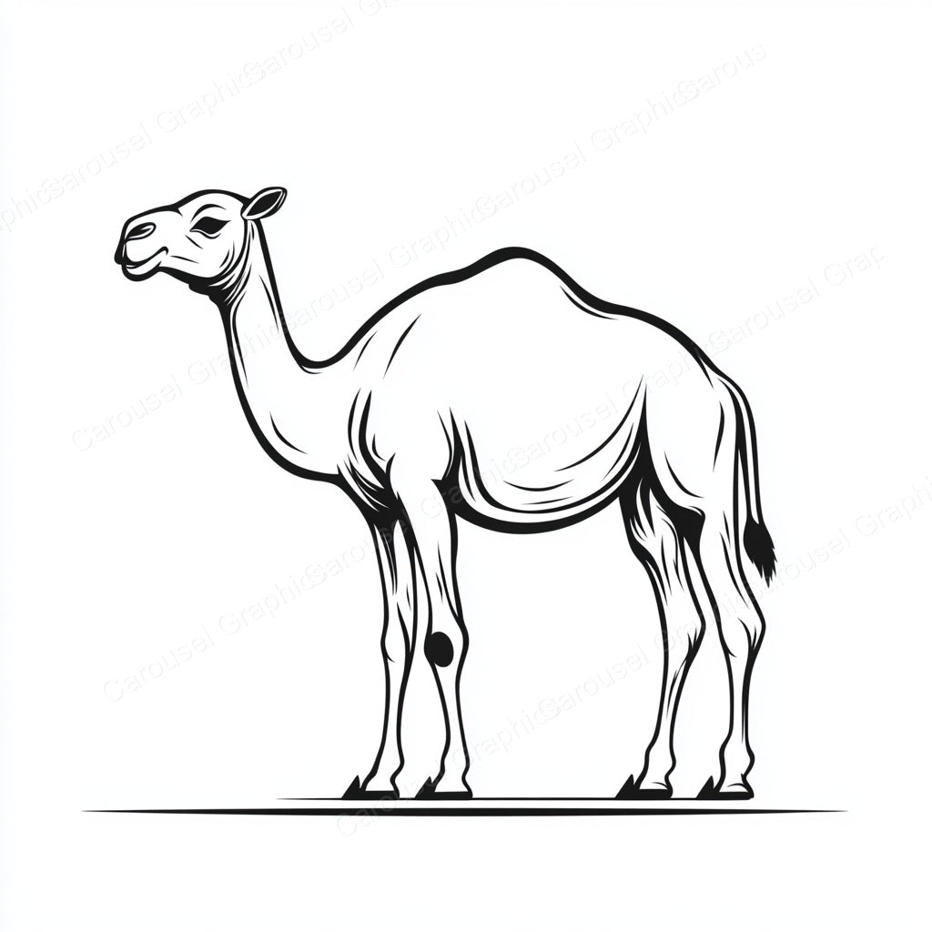 Camel Vector Graphic preview