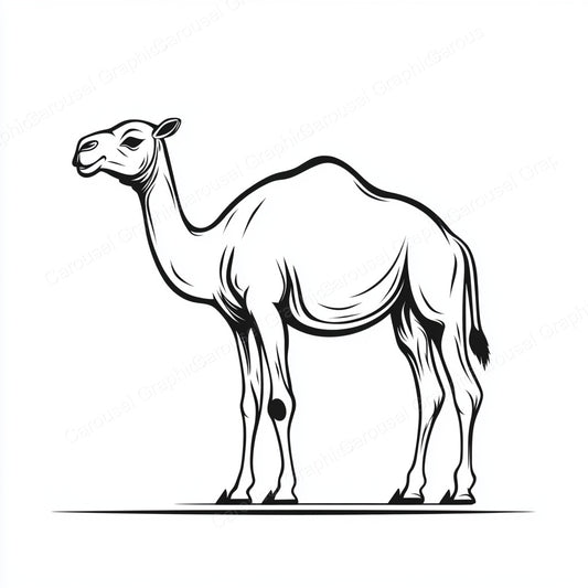 Camel Vector Graphic preview