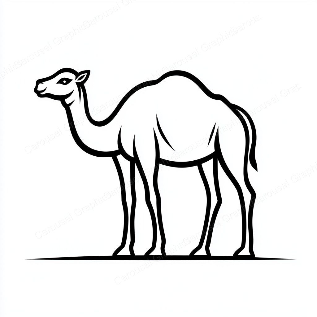 Camel Vector Graphic preview