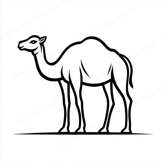 Camel Vector Graphic preview