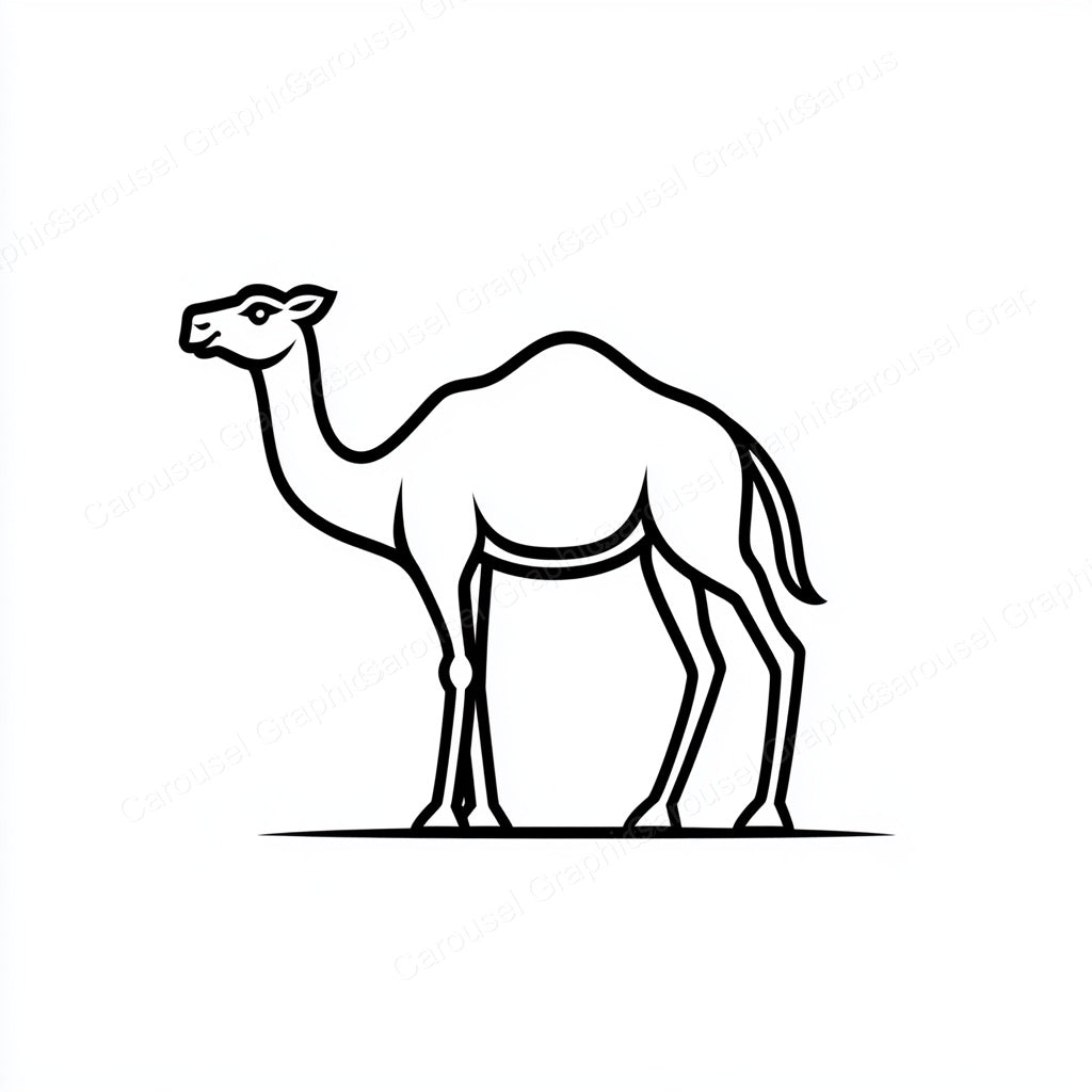 Camel Vector Graphic preview