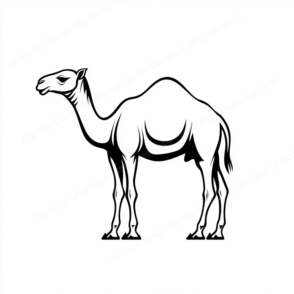 Camel Vector Graphic preview