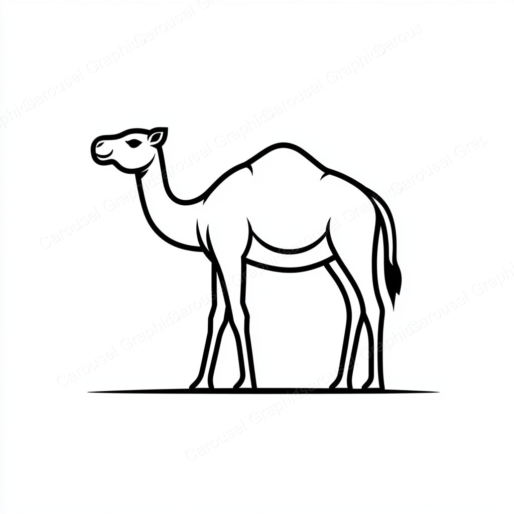 Camel Vector Graphic preview