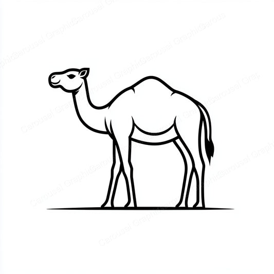 Camel Vector Graphic preview