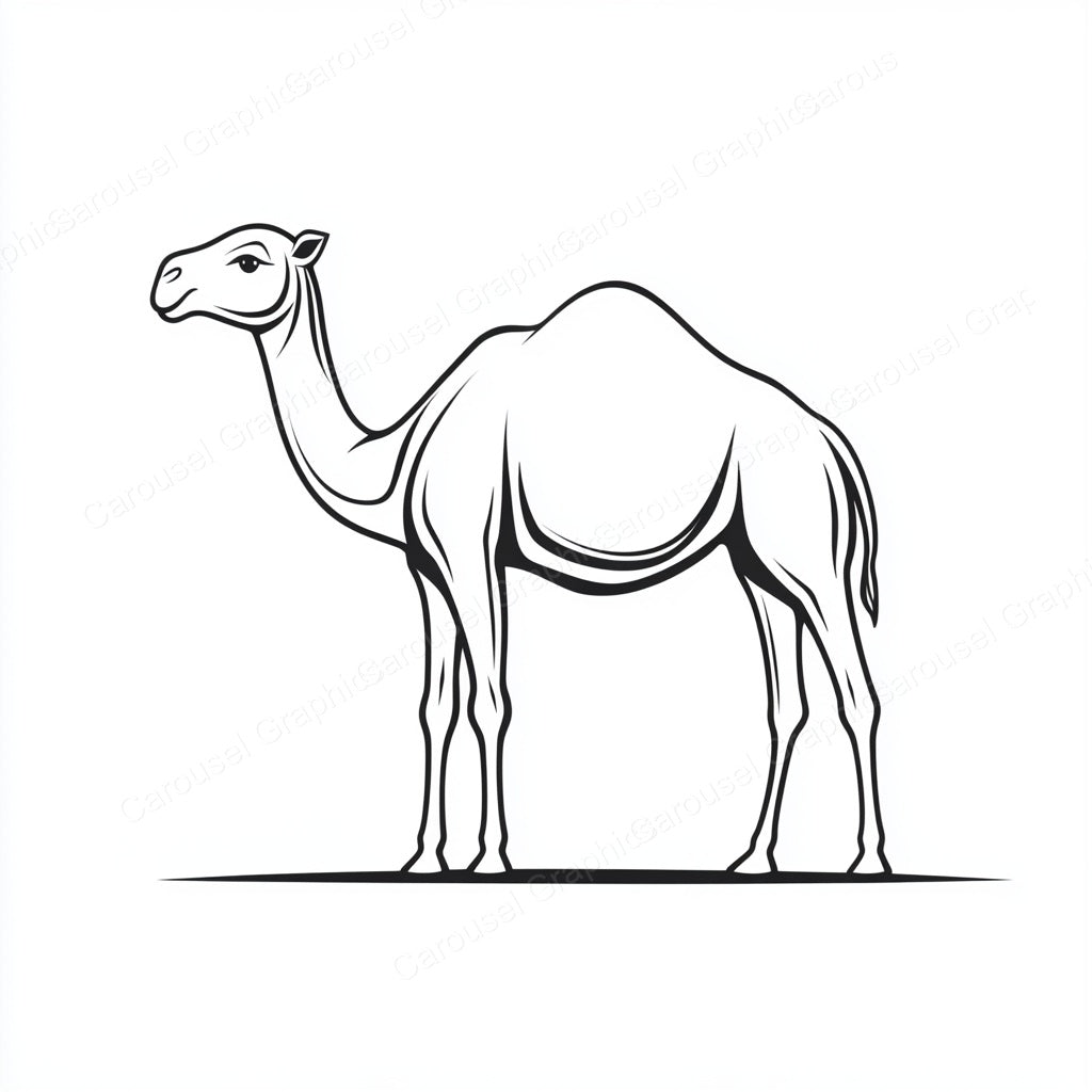 Camel Vector Graphic preview