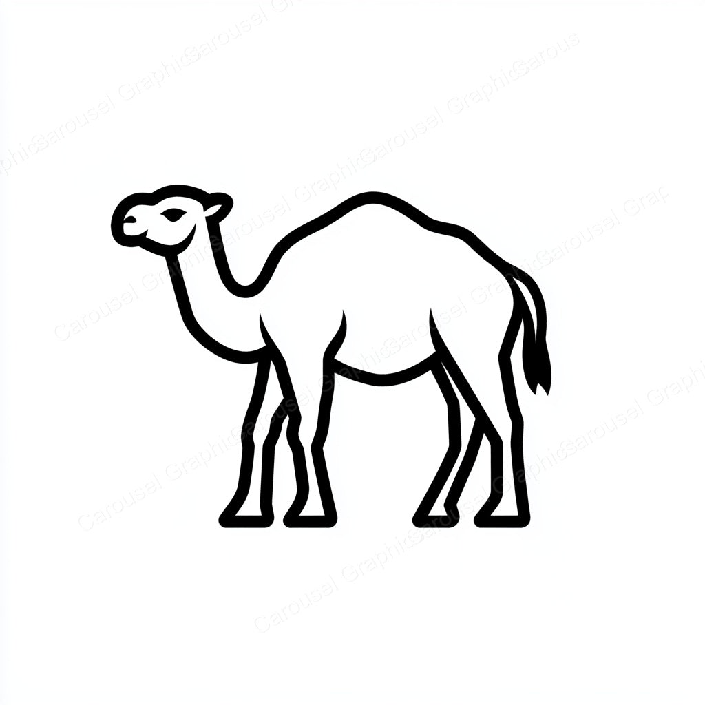 Camel Vector Graphic preview