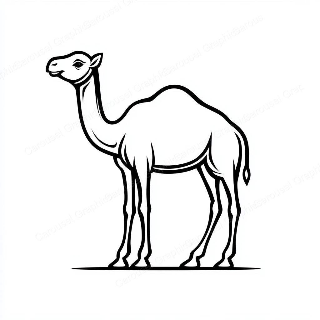 Camel Vector Graphic preview