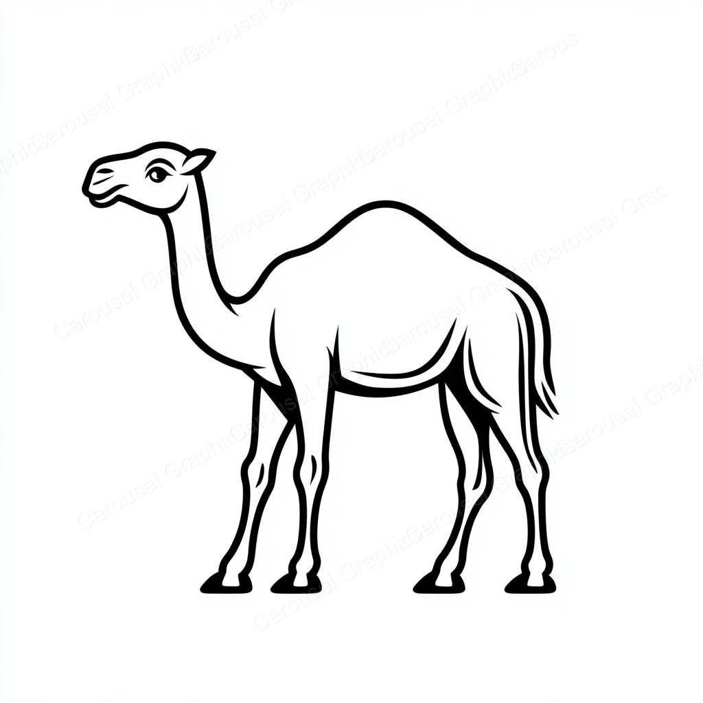 Camel Vector Graphic preview