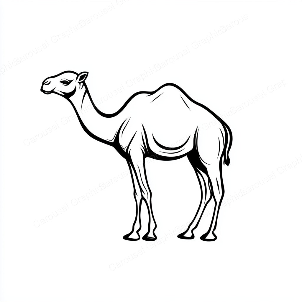 Camel Vector Graphic preview