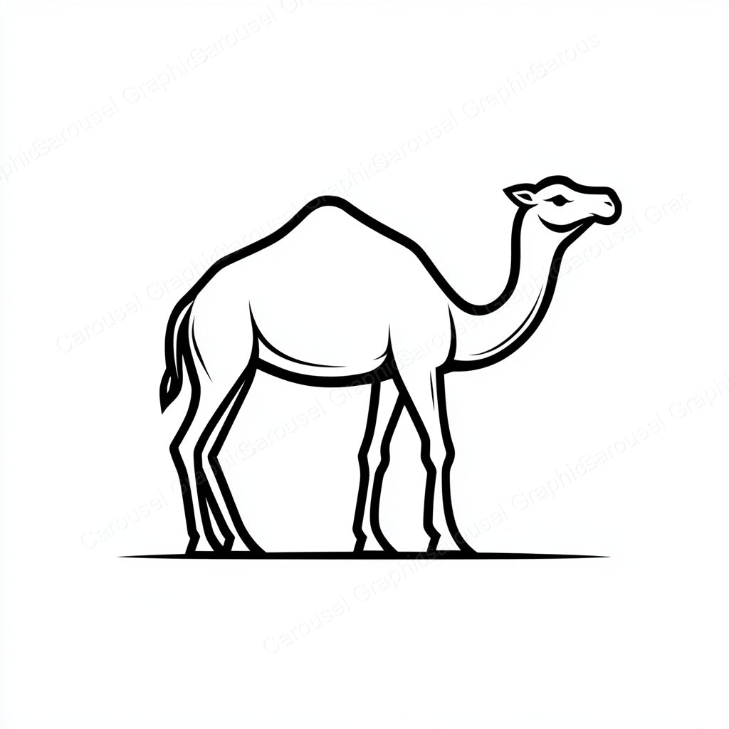 Camel Vector Graphic preview