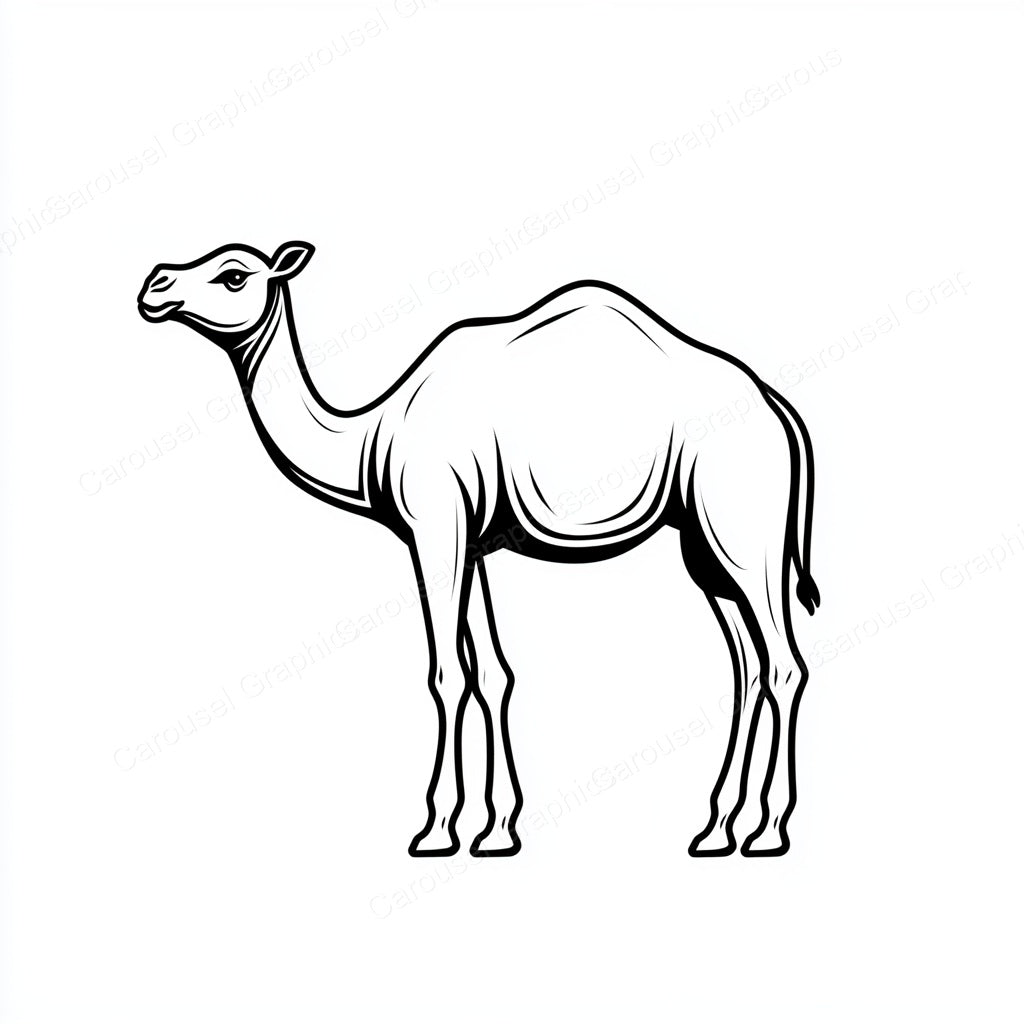 Camel Vector Graphic preview