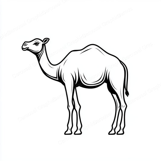 Camel Vector Graphic preview