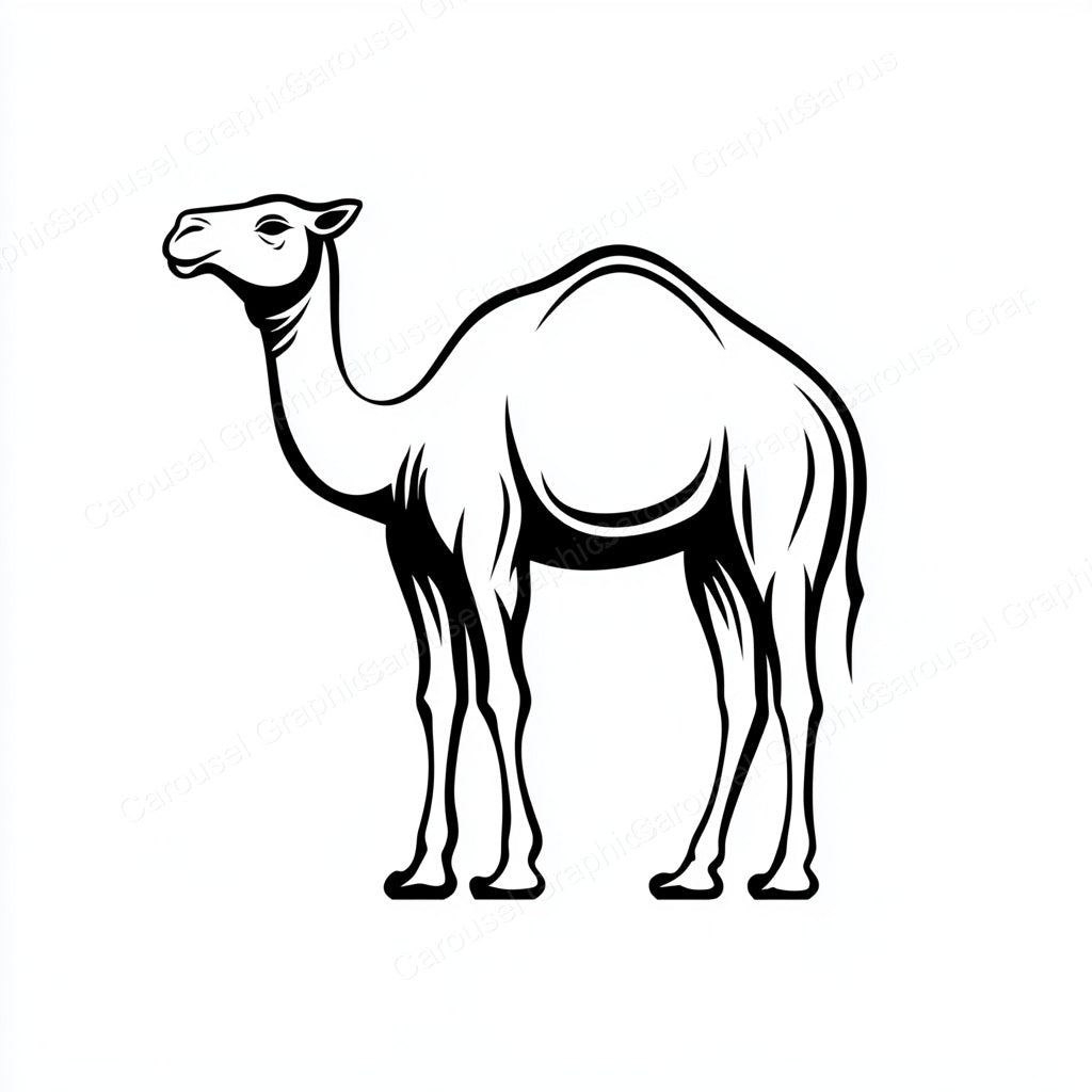 Camel Vector Graphic preview