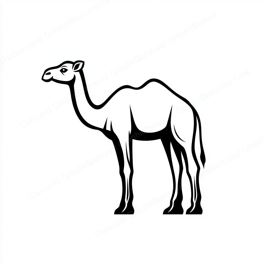 Camel Vector Graphic preview
