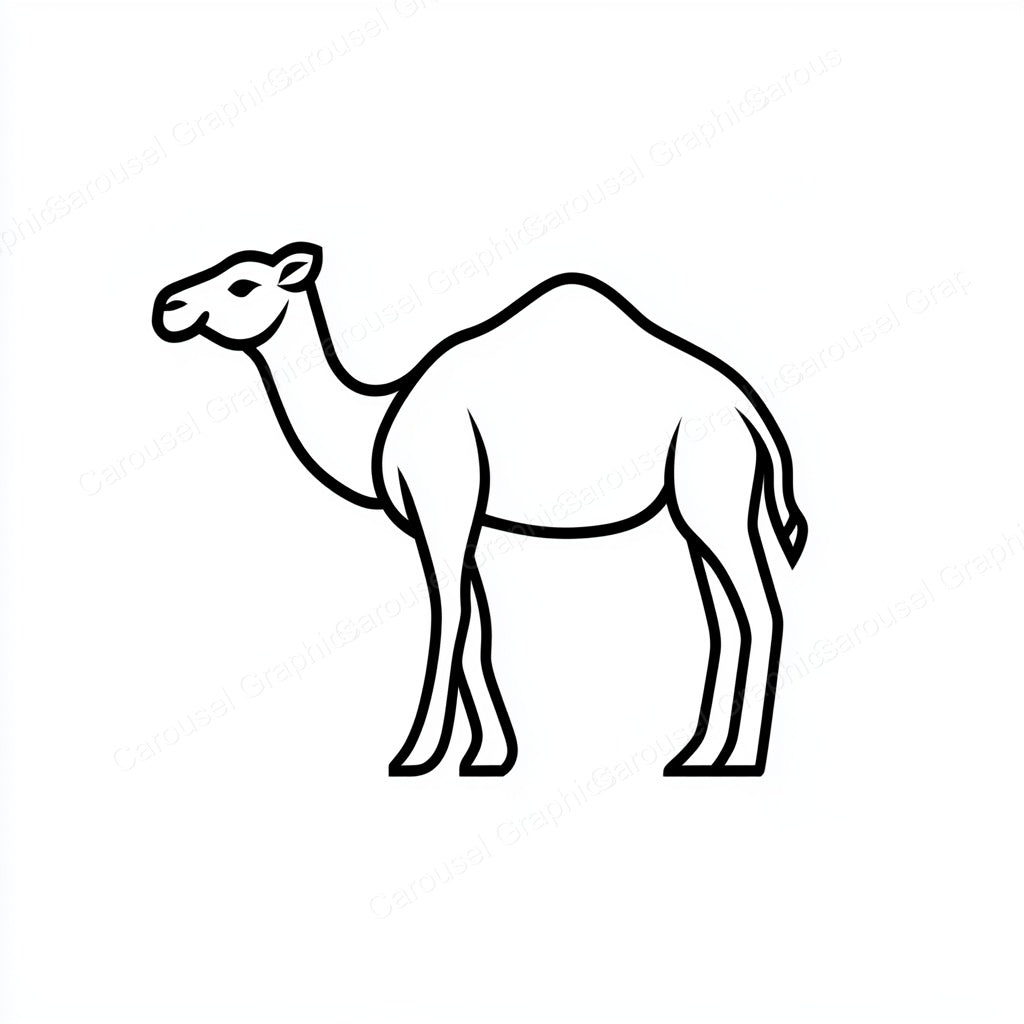 Camel Vector Graphic preview