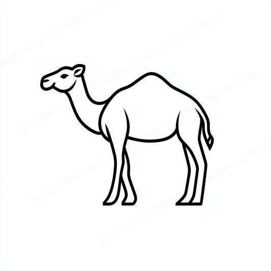 Camel Vector Graphic preview