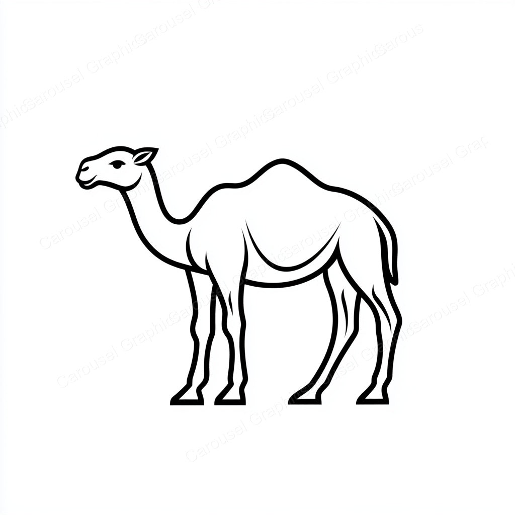 Camel Vector Graphic preview