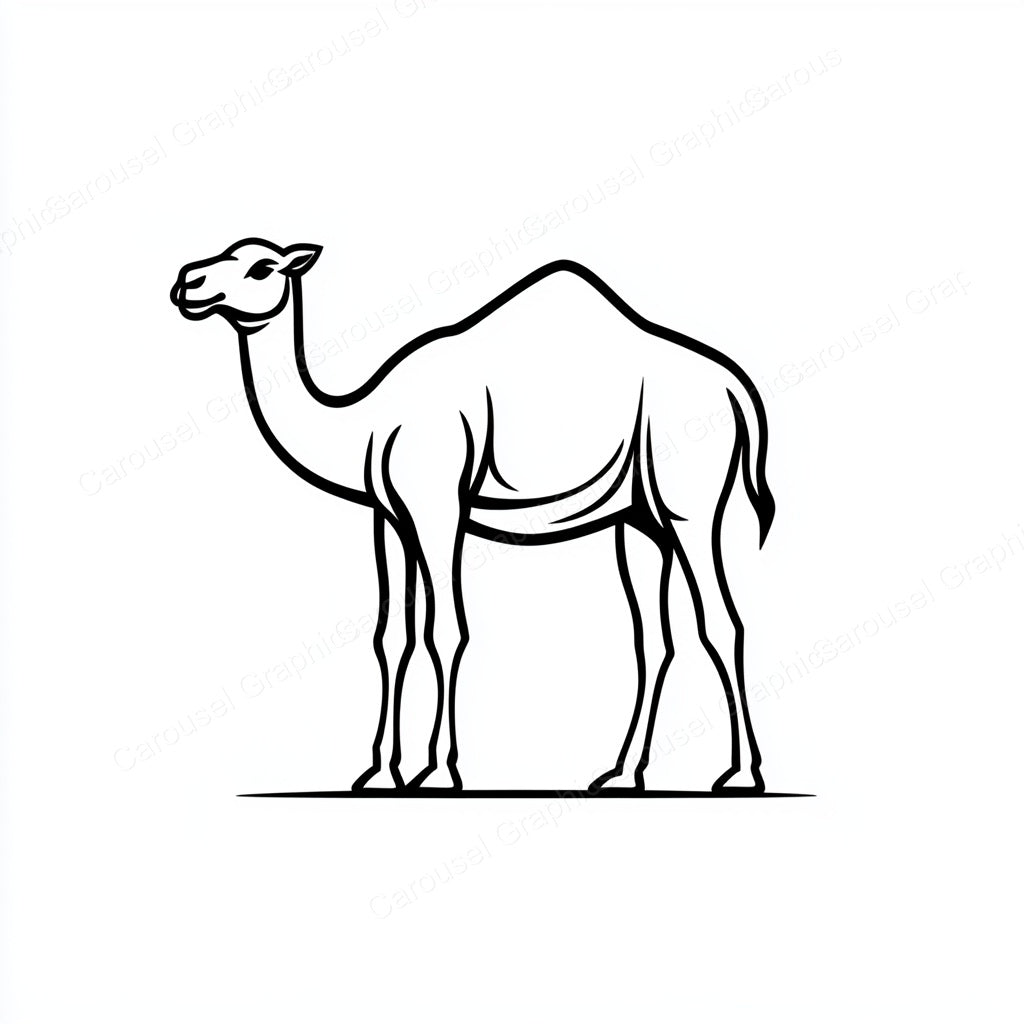 Camel Vector Graphic preview