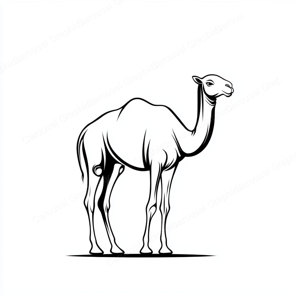Camel Vector Graphic preview