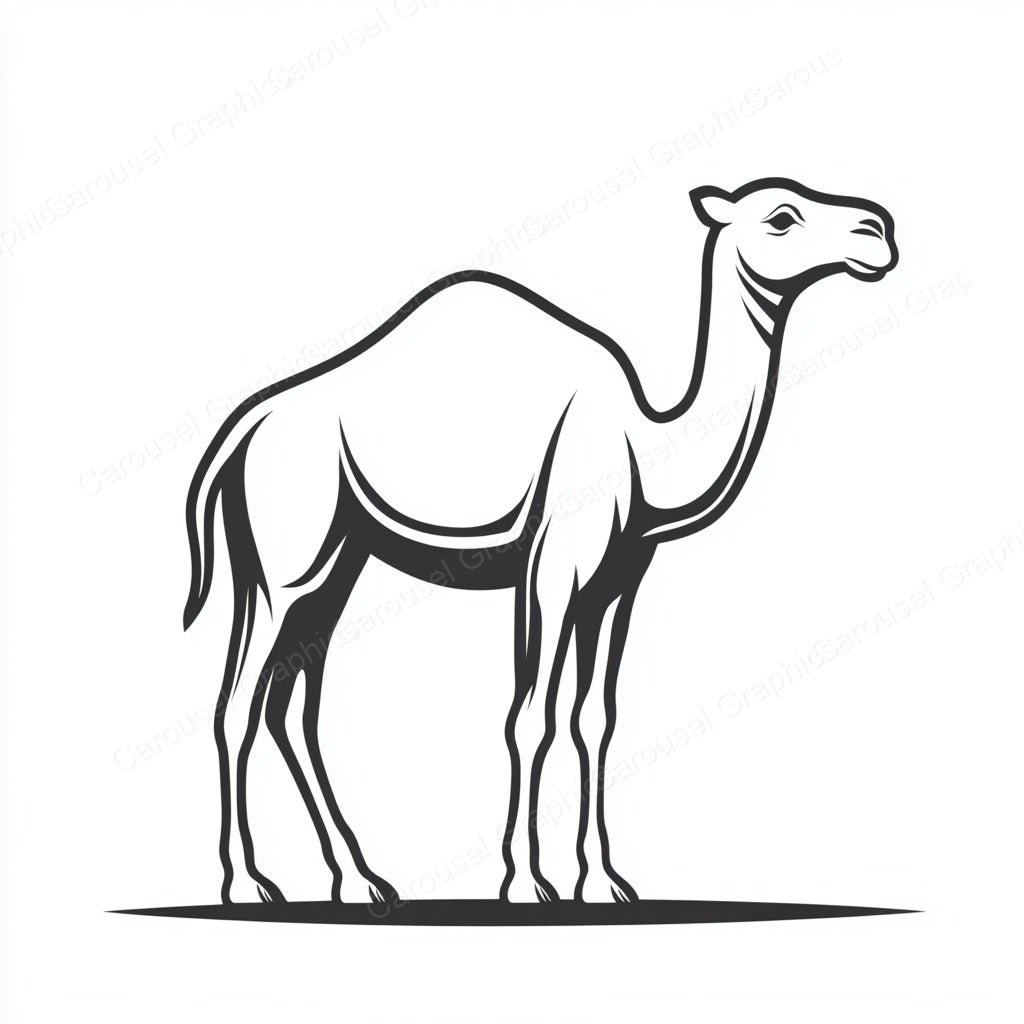 Camel Vector Graphic preview