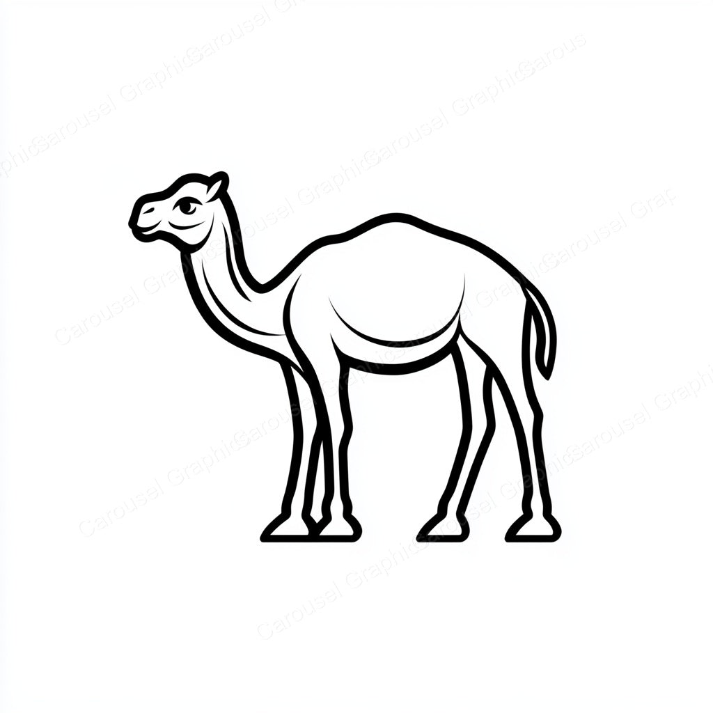 Camel Vector Graphic preview