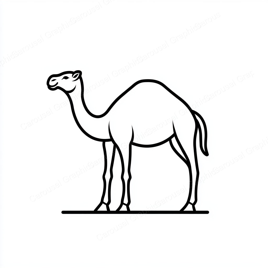 Camel Vector Graphic preview