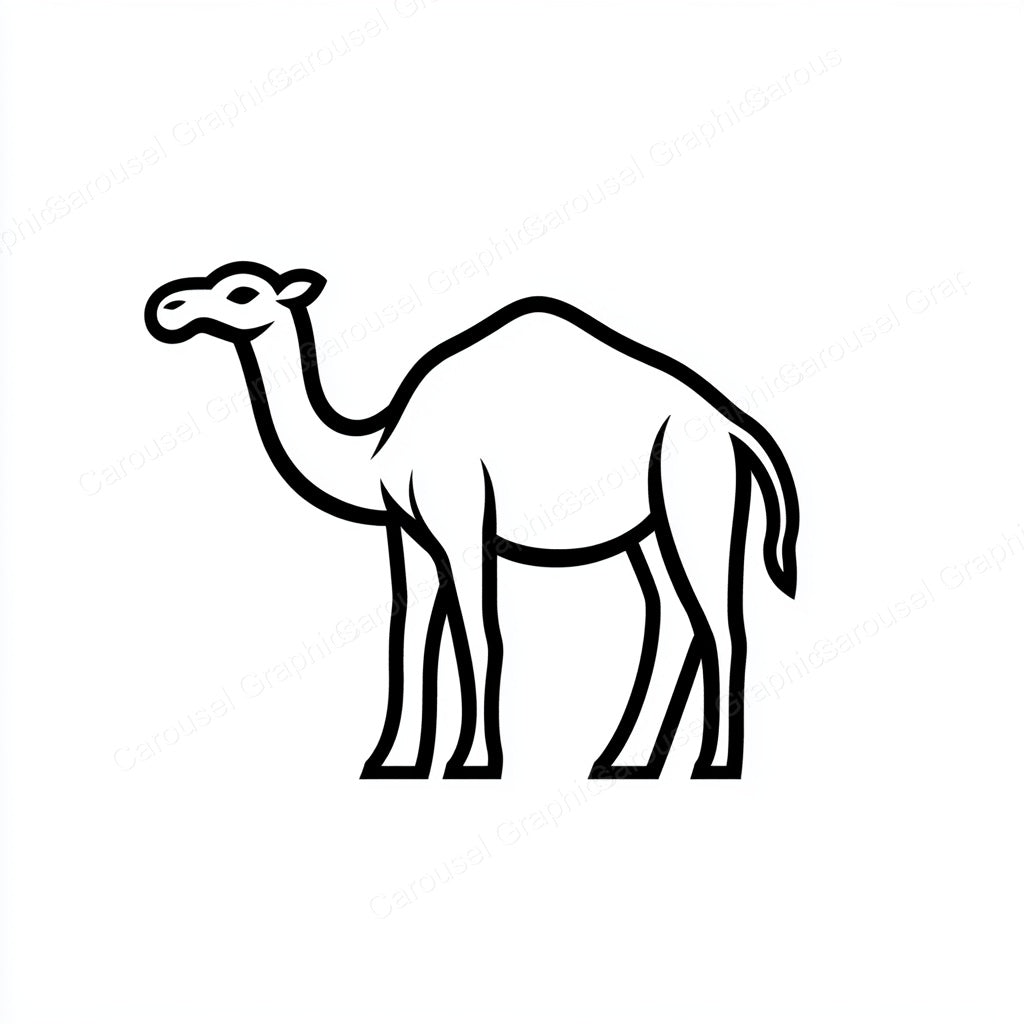 Camel Vector Graphic preview