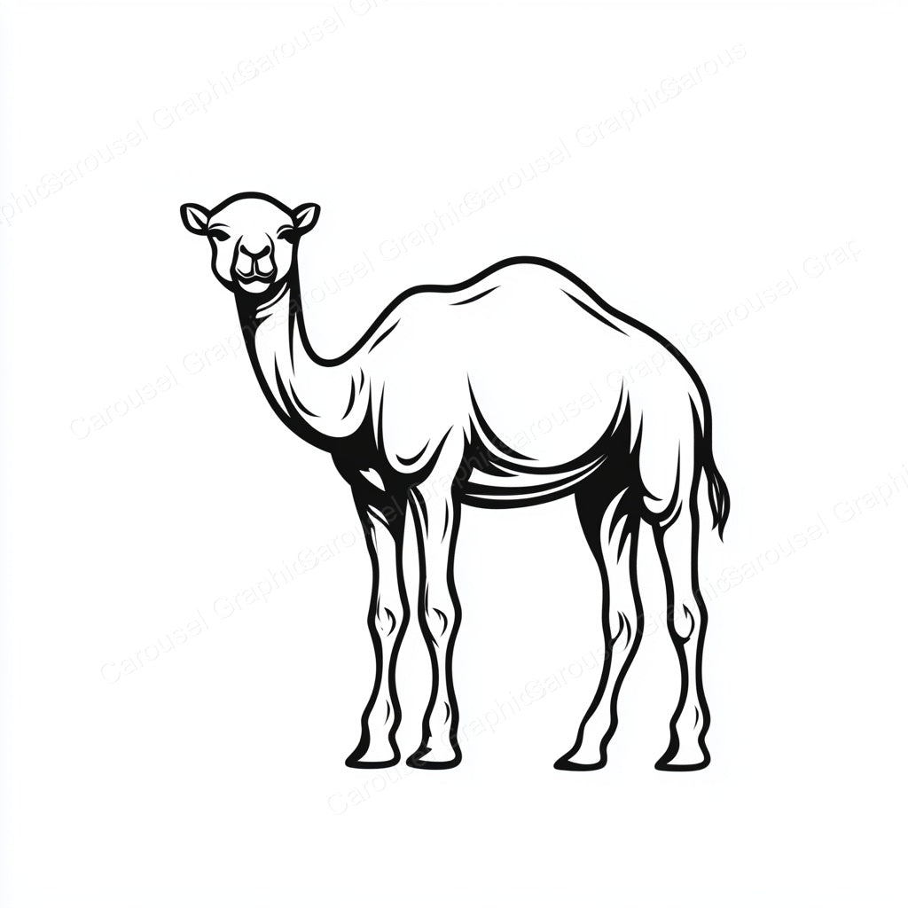 Camel Vector Graphic preview
