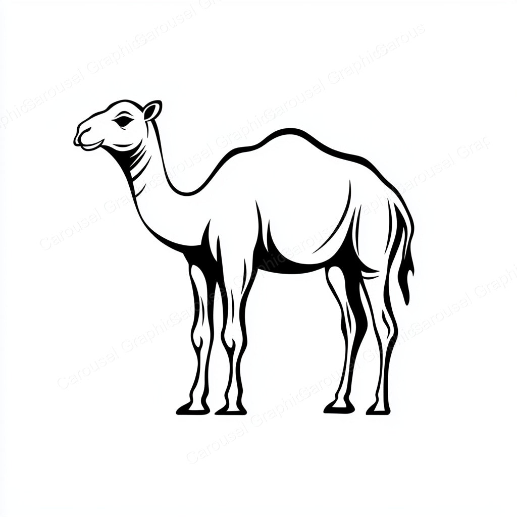 Camel Vector Graphic preview