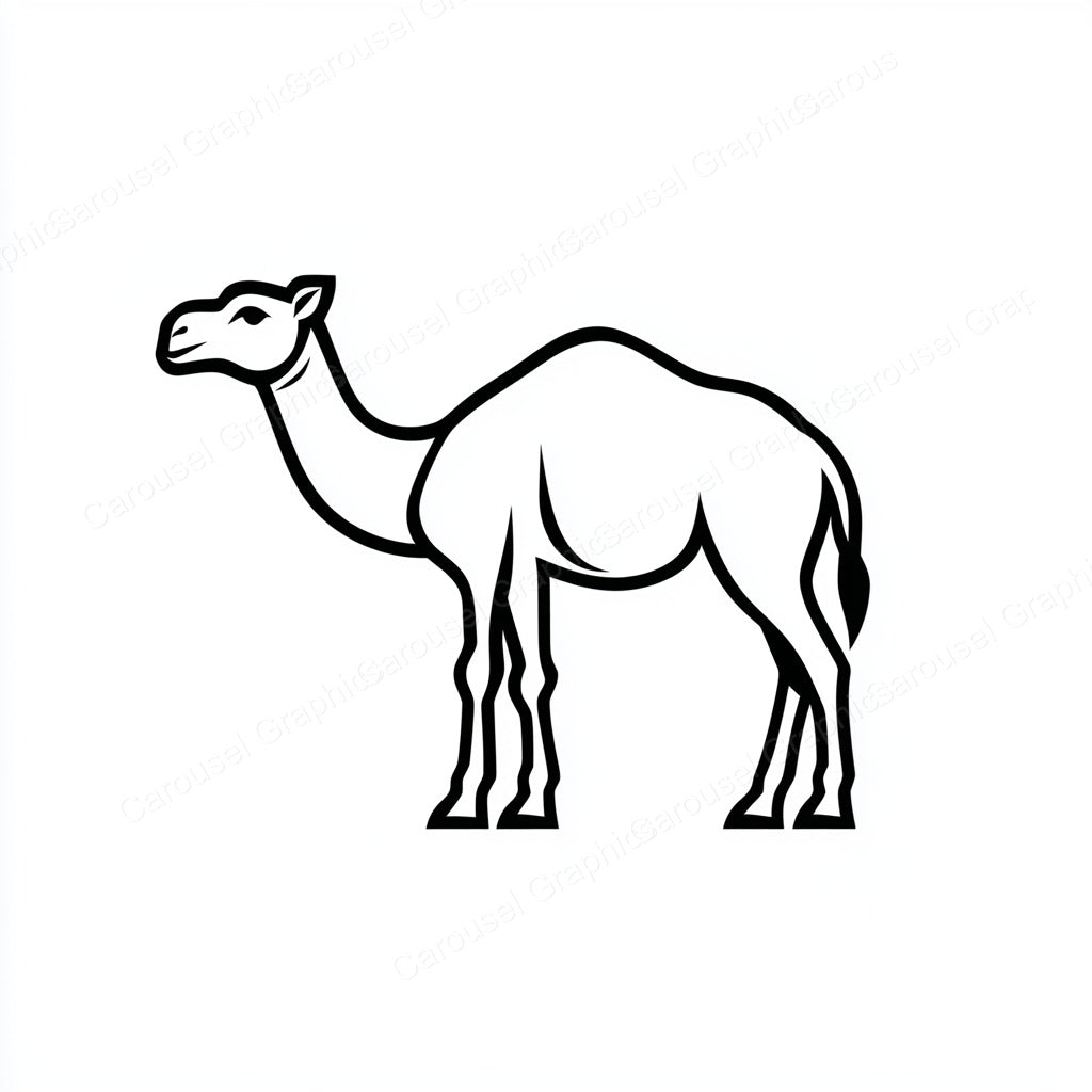Camel Vector Graphic preview