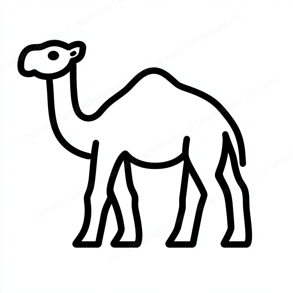 Camel Vector Graphic preview