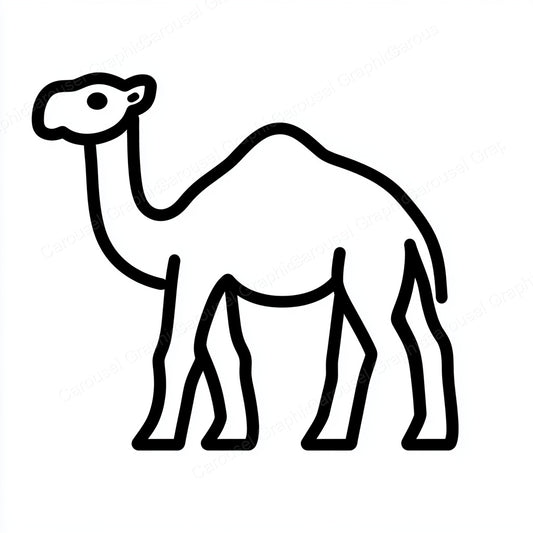 Camel Vector Graphic preview