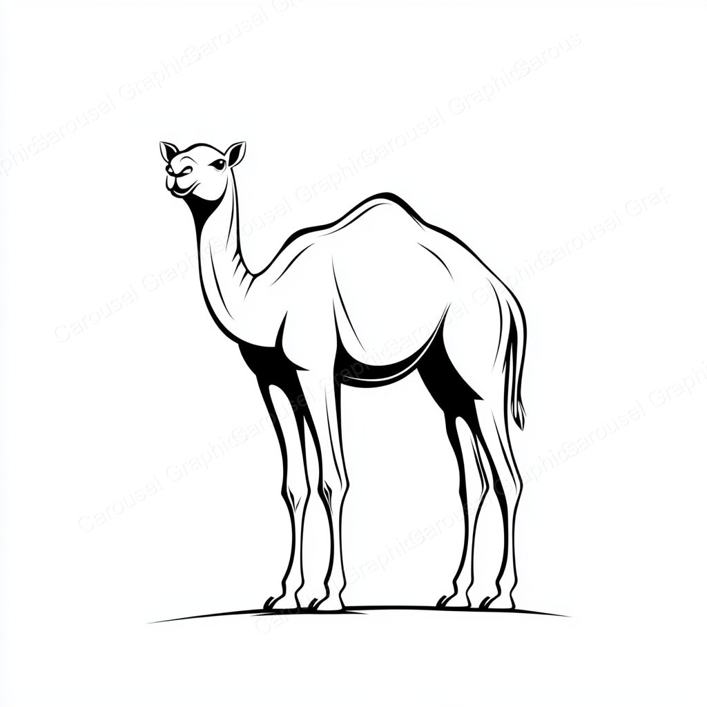 Camel Vector Graphic preview