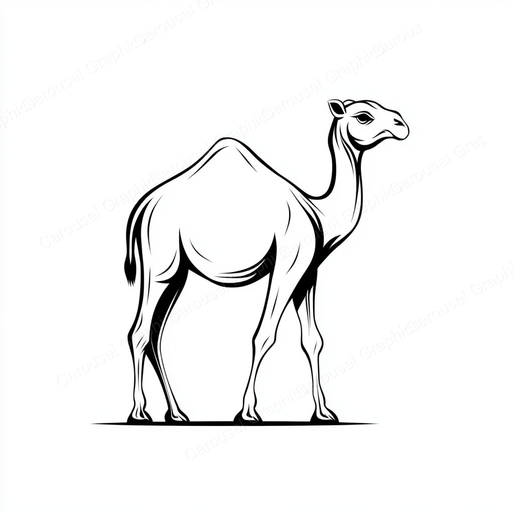 Camel Vector Graphic preview