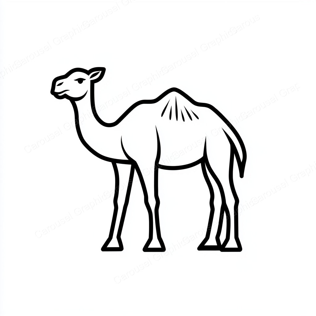 Camel Vector Graphic preview