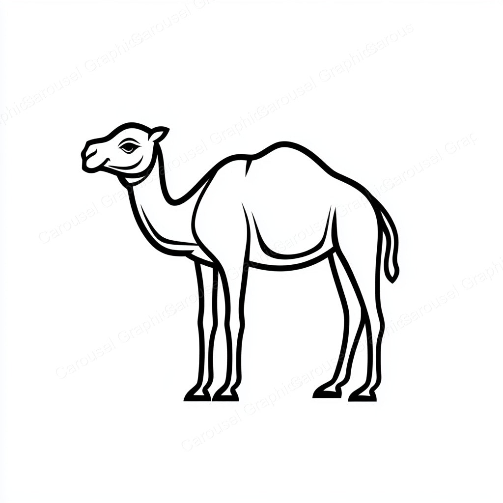 Camel Vector Graphic preview