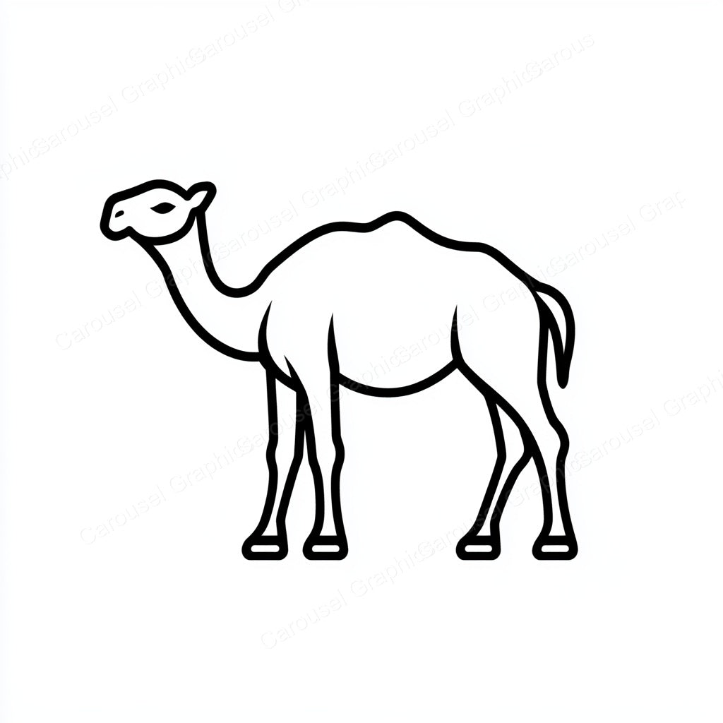 Camel Vector Graphic preview
