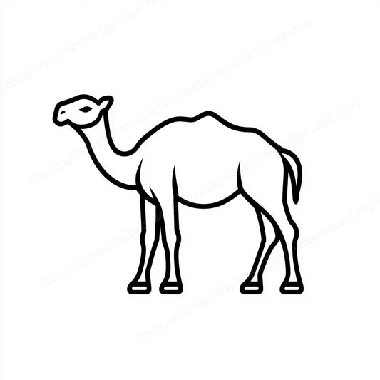 Camel Vector Graphic preview